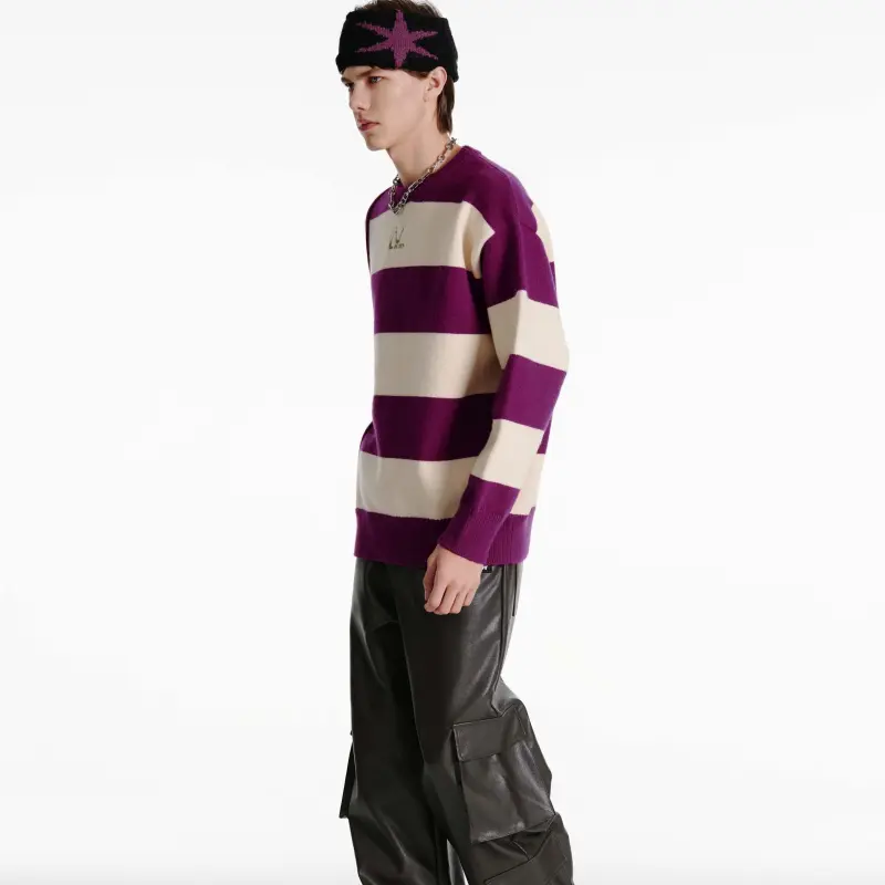 Nerdy Sweaters Unisex Fuchsia-3