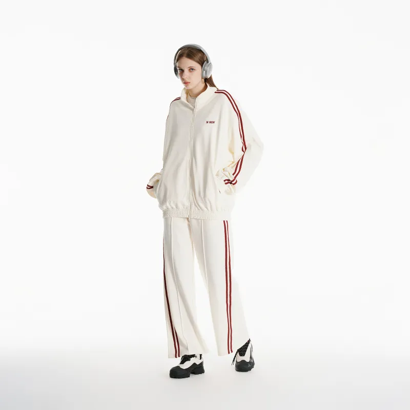 NERDY Casual Pants Unisex Cream-5