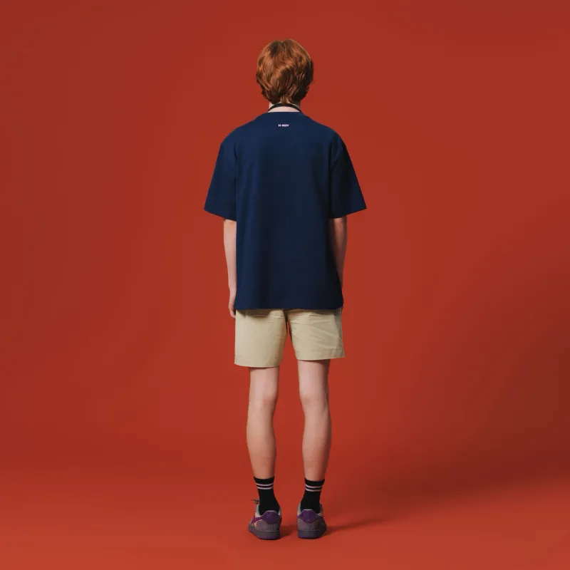 NERDY SS24 Casual Shorts Unisex Light Brown-2