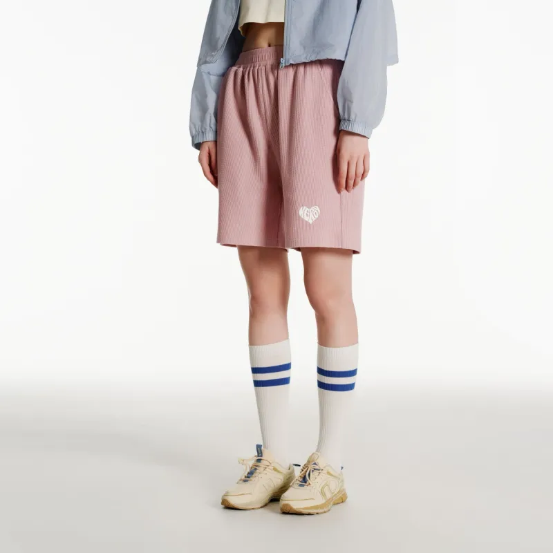 NERDY SS24 Casual Shorts Unisex Light Pink-10