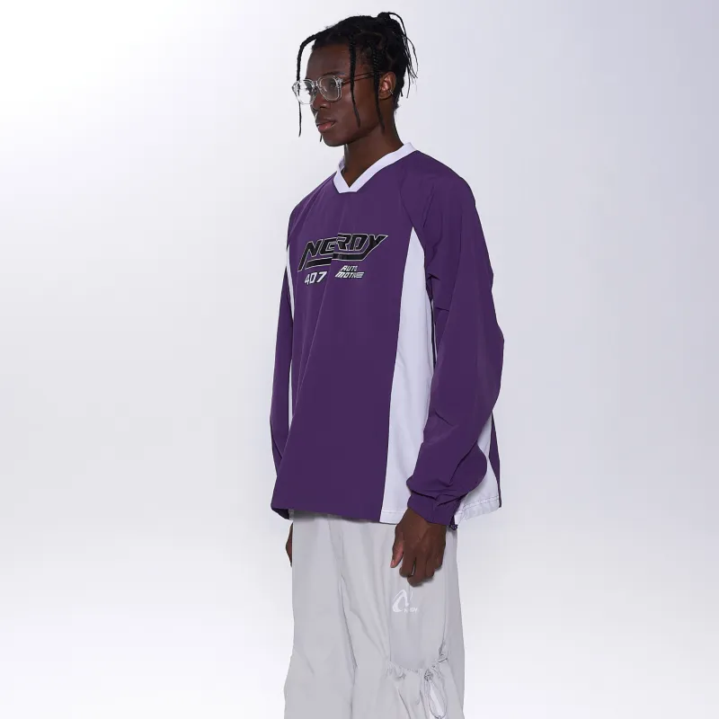 Nerdy Sweatshirts Unisex Purple-3