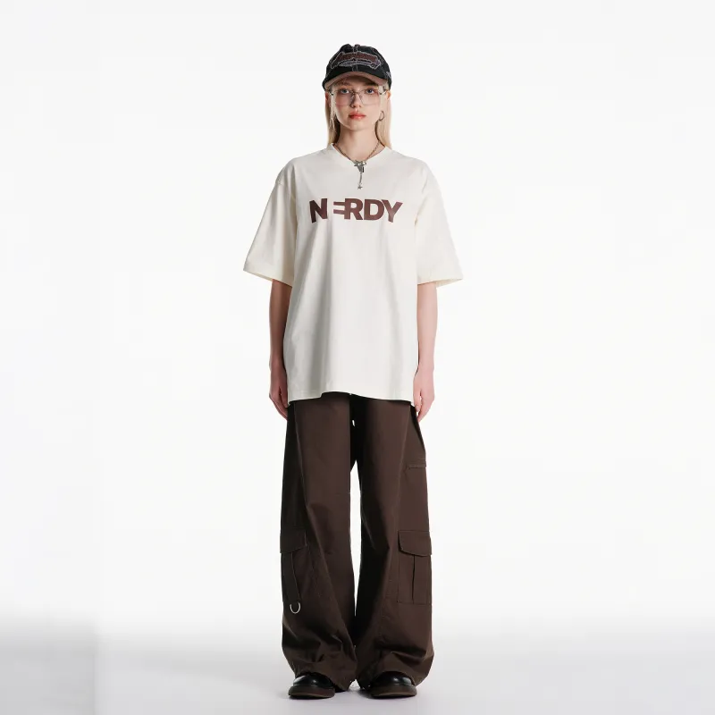 Nerdy T Shirts Unisex Ecru-2