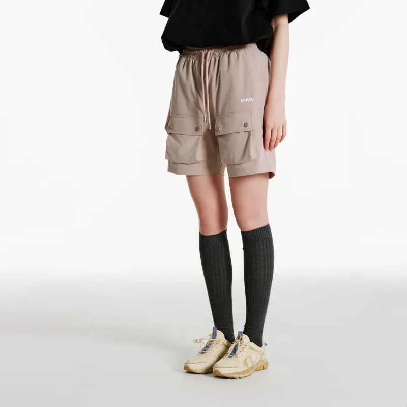 NERDY SS24 Cargo Shorts Unisex Light Pink-6
