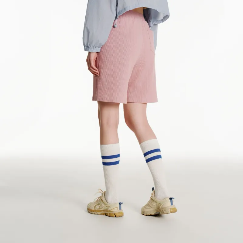 NERDY SS24 Casual Shorts Unisex Light Pink-8