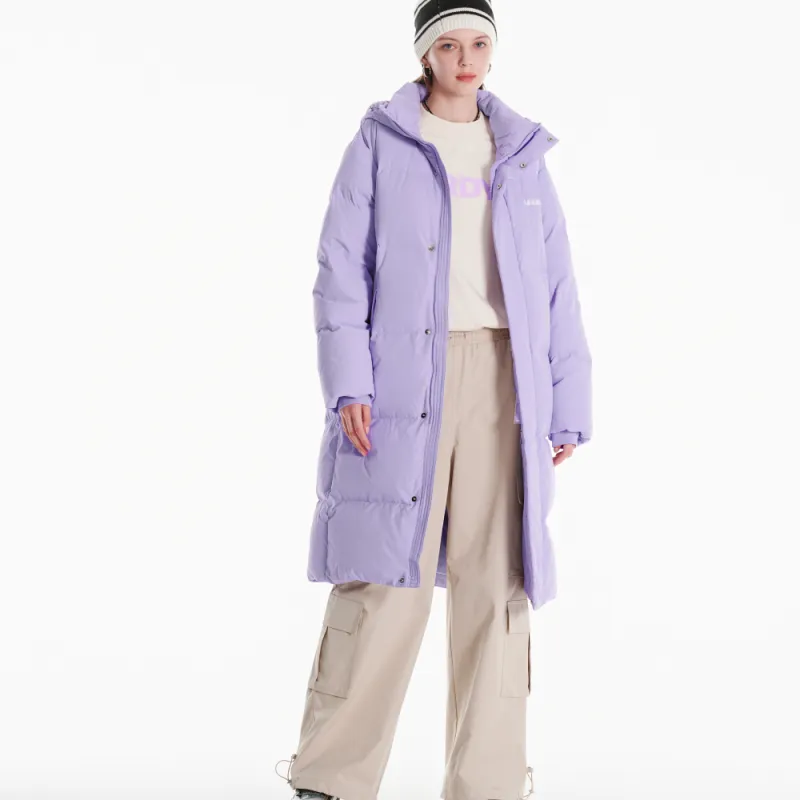 NERDY Down Jacket Unisex Light Purple-5