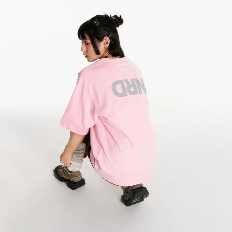 NERDY T Shirt Unisex Light Pink-5