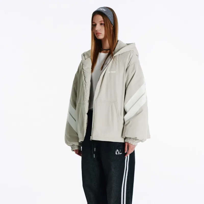 Nerdy Down Jackets Unisex Gray-3