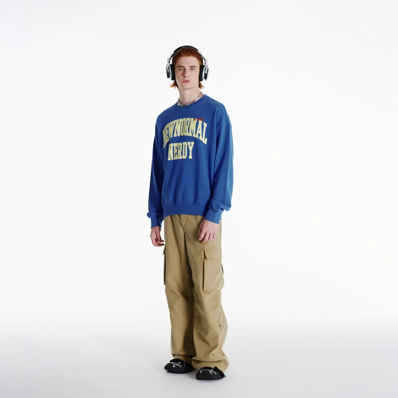 NERDY Sweatshirt Unisex Royal Blue Color-3