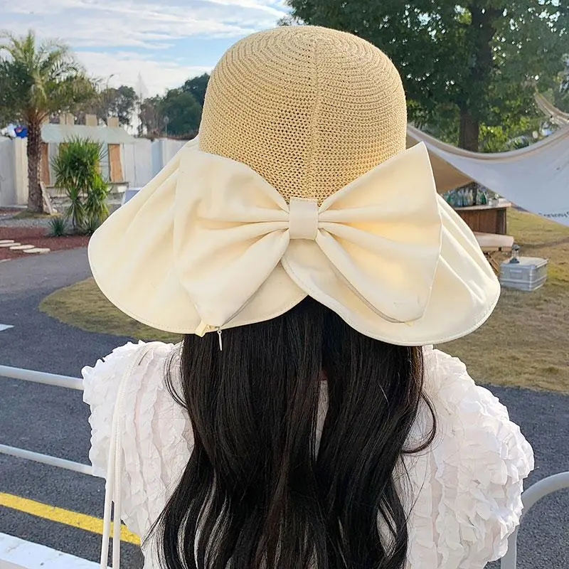 DUOLAN Cotton Linen Blend Sun Protection Hats Women's-2