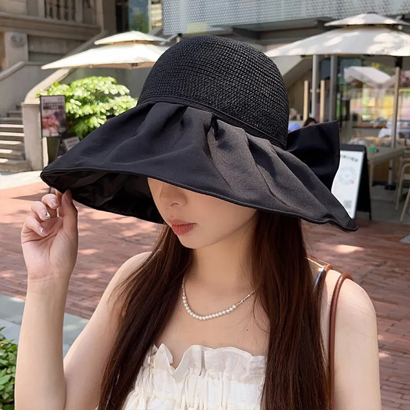 DUOLAN Cotton Linen Blend Sun Protection Hats Women's-6