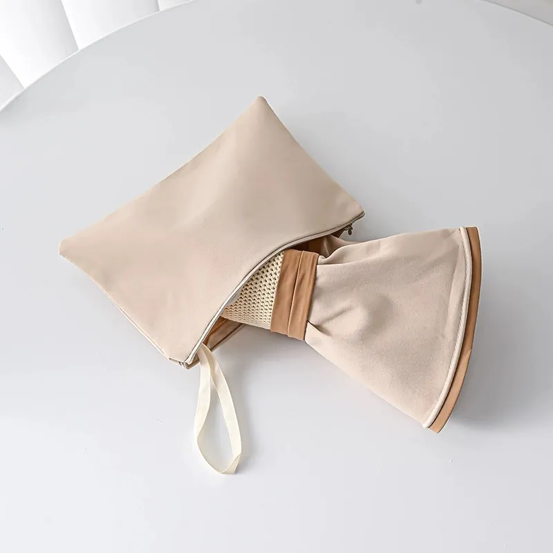 DUOLAN Polyester Sun Protection Hats Women's Warm Apricot Khaki Ecru Black-2
