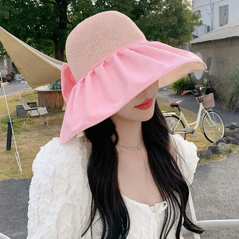 DUOLAN Cotton Linen Blend Sun Protection Hats Women's-8