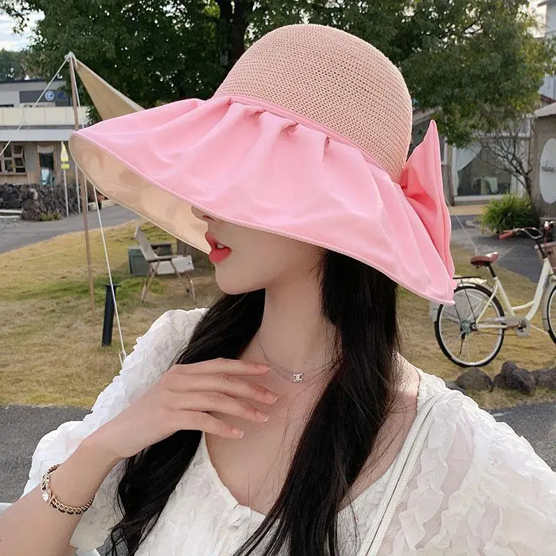 DUOLAN Cotton Linen Blend Sun Protection Hats Women's-9
