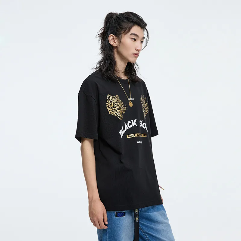 ONIARAI T Shirts Men Black-3