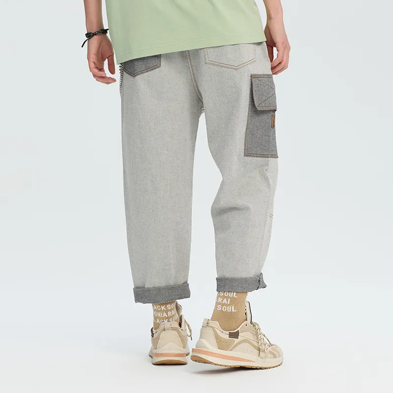ONIARAI Jeans Men Denim Gray-4