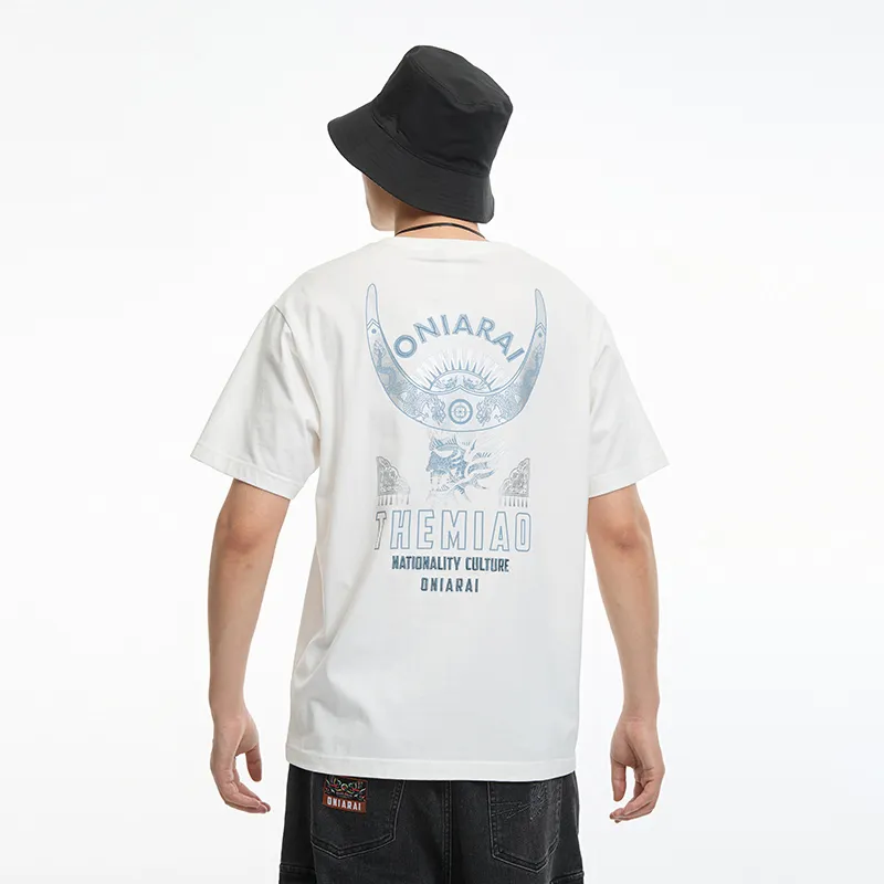ONIARAI T Shirts Men White-2