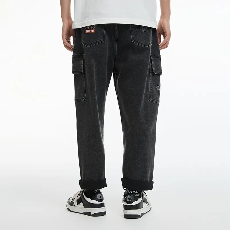 ONIARAI Jeans Men Denim Black Gray-2