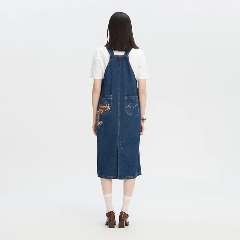 ONIARAI Slip Dresses Women's Denim Blue-2