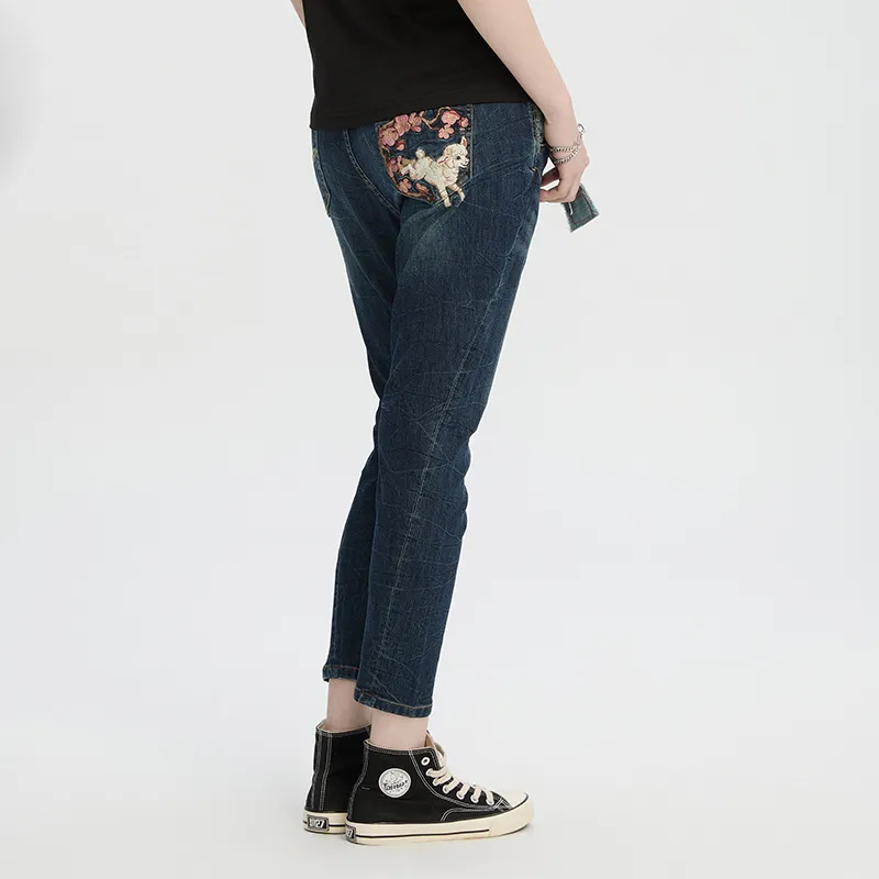 ONIARAI Jeans Women's Denim Blue-4