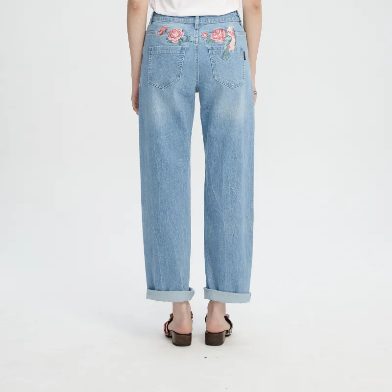 ONIARAI Jeans Women's Light Blue-4