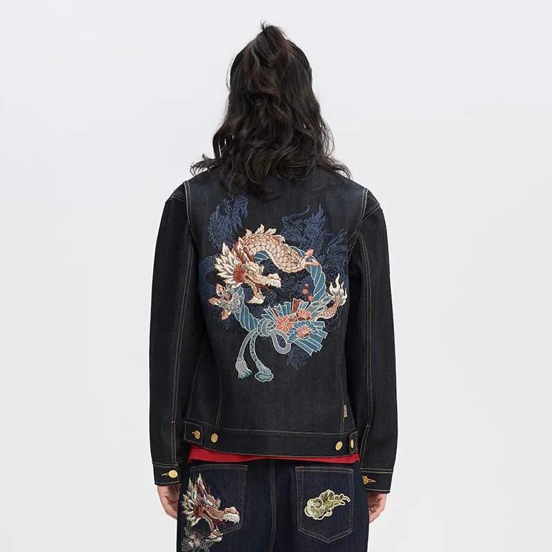 ONIARAI Denim Jacket Men's Denim Blue-3