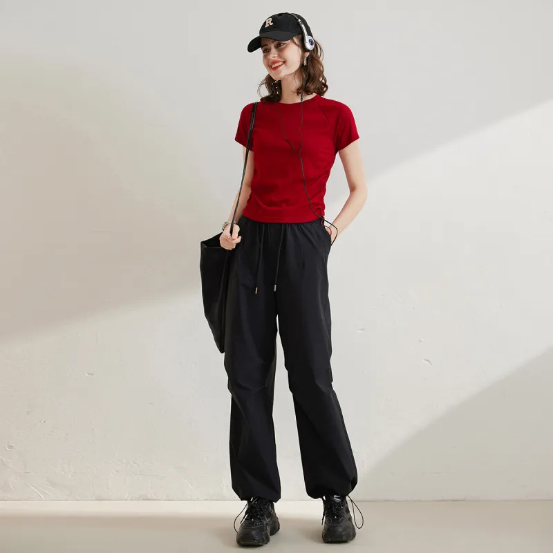 LOUISY AO T Shirt Women's Burgundy-3