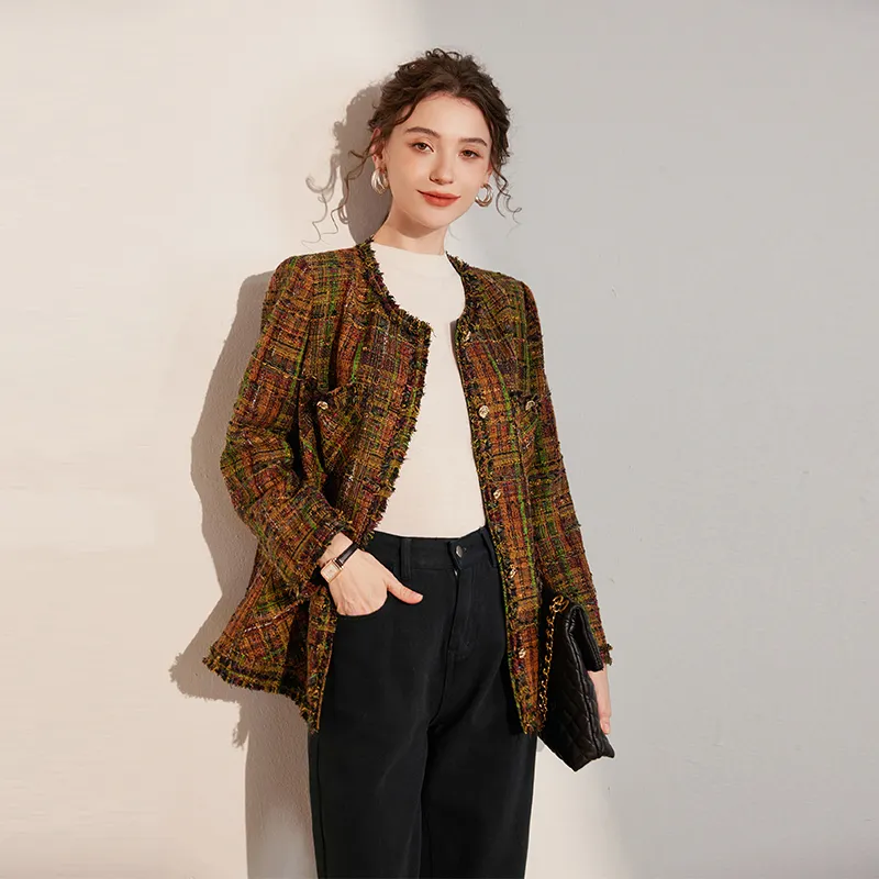 LOUISY AO Cropped Coats Women's Green-4