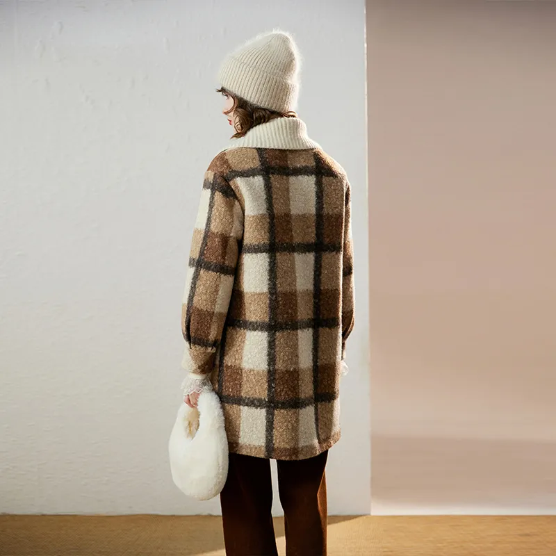 LOUISY AO Coats Women's Coffee-2