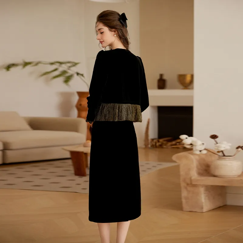 LOUISY AO Skirt Set Women's Black-4