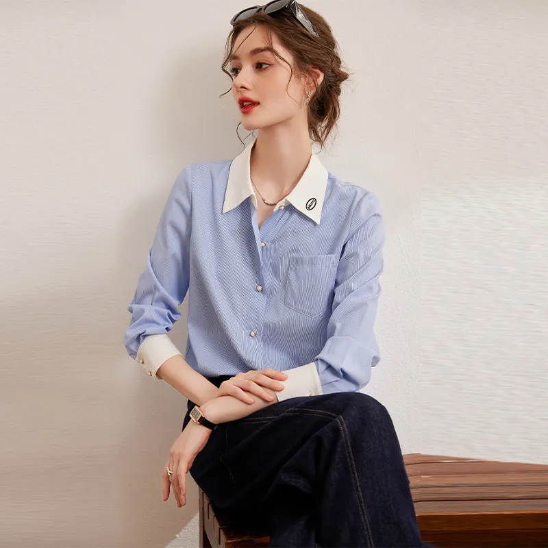 LOUISY AO Shirts Women's Blue-4