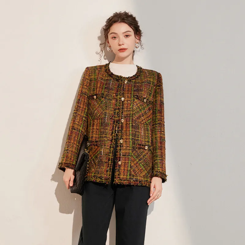 LOUISY AO Cropped Coats Women's Green-3