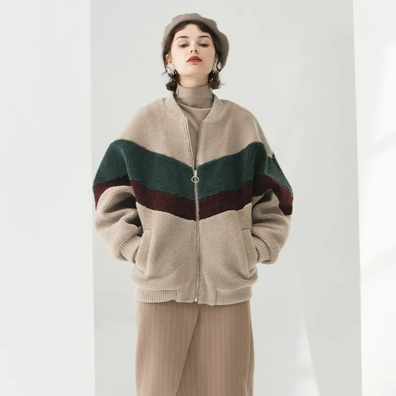 LOUISY AO Velvet feel Coat Women's Camel-3