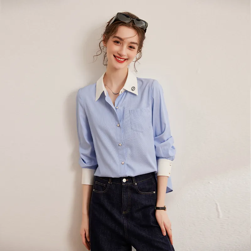 LOUISY AO Shirts Women's Blue-3