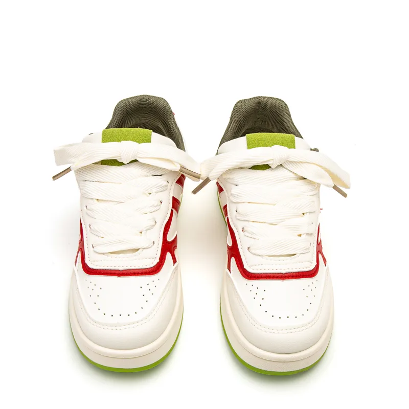 Far Waves Anti Slip Wear Resistant Low Top Skateboard Shoes Women's-7