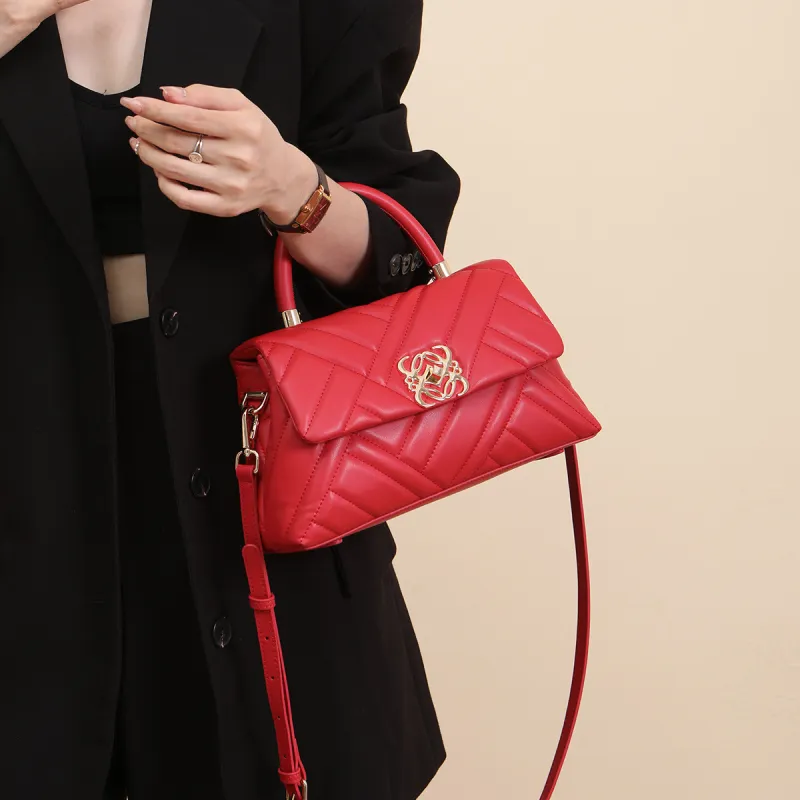 SEPTWOLVES Artificial Leather Shoulder Bag Crossbody Bag Handbag Medium Size Women's Multicolor-13