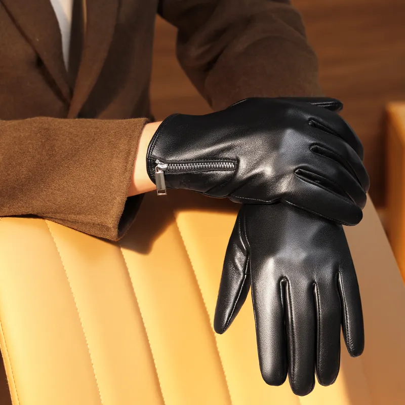 SEPTWOLVES Sheepskin Gloves Men's-6