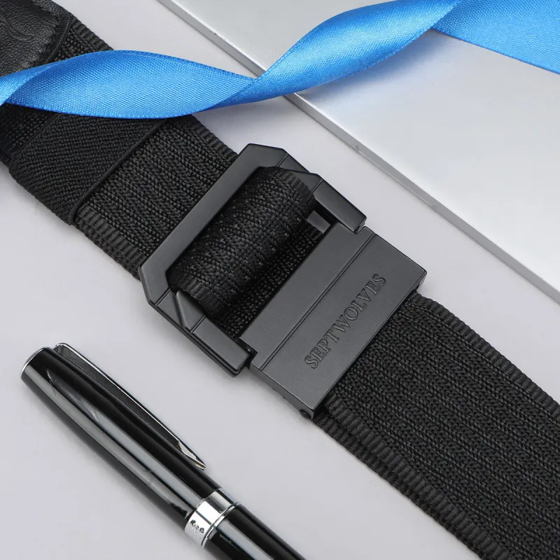 SEPTWOLVES Fabric Belt Unisex Width 3.8cm-3