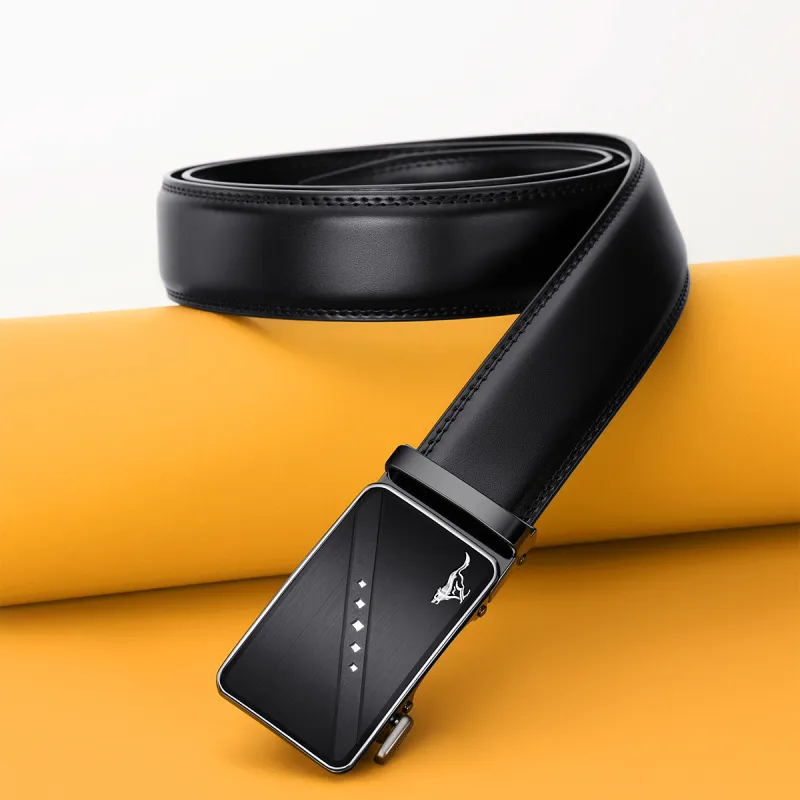 SEPTWOLVES Cow Split Leather Leather Belts Men's Width: 3.5cm-4