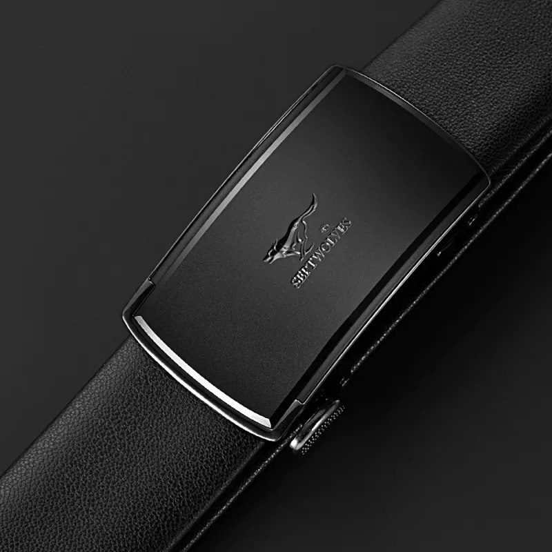 SEPTWOLVES Cow Split Leather Belts Men's 3.5cm-4