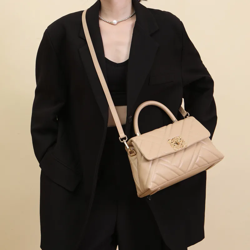 SEPTWOLVES Artificial Leather Shoulder Bag Crossbody Bag Handbag Medium Size Women's Multicolor-18