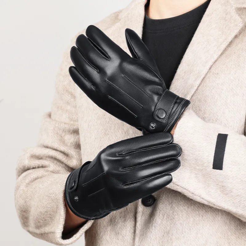 SEPTWOLVES Sheepskin Gloves Men's-4