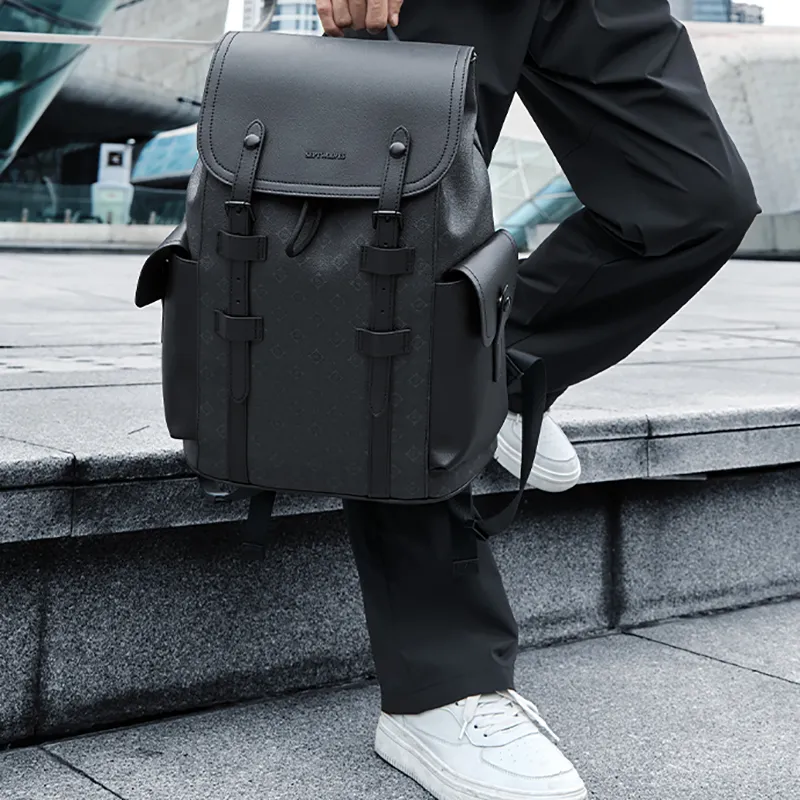 SEPTWOLVES PVC Backpack QPL Regular Unisex Black-7