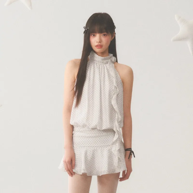 PAZZO Sleeveless Dresses Women's White-3