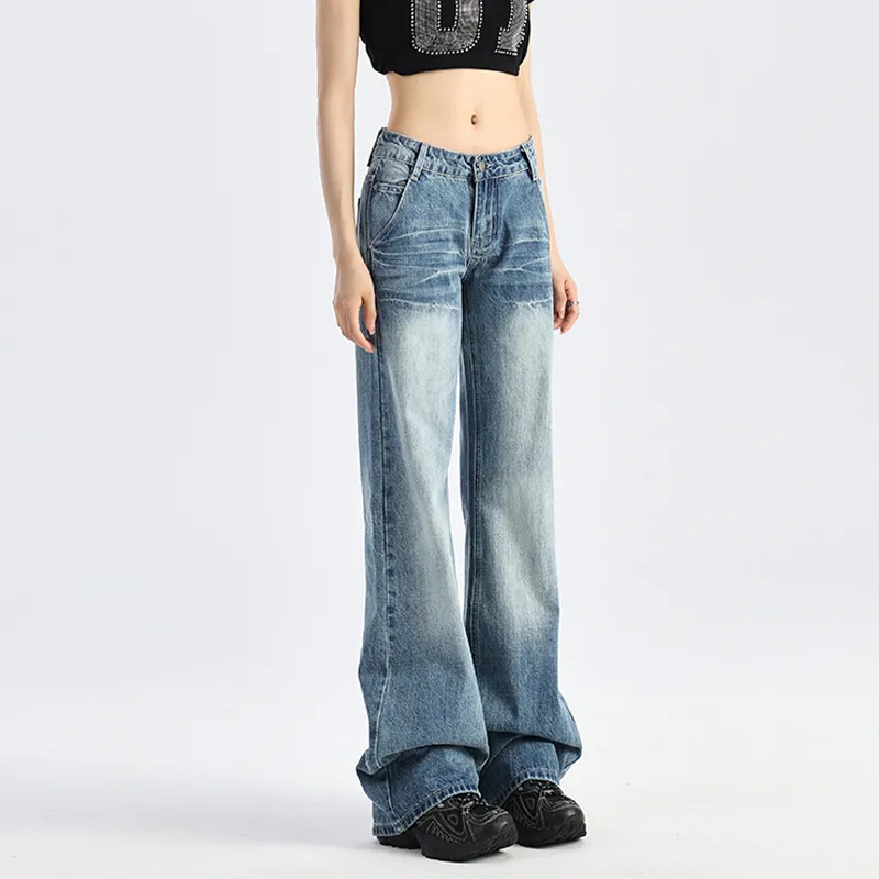 PAZZO Jeans Women's Vintage Blue-4