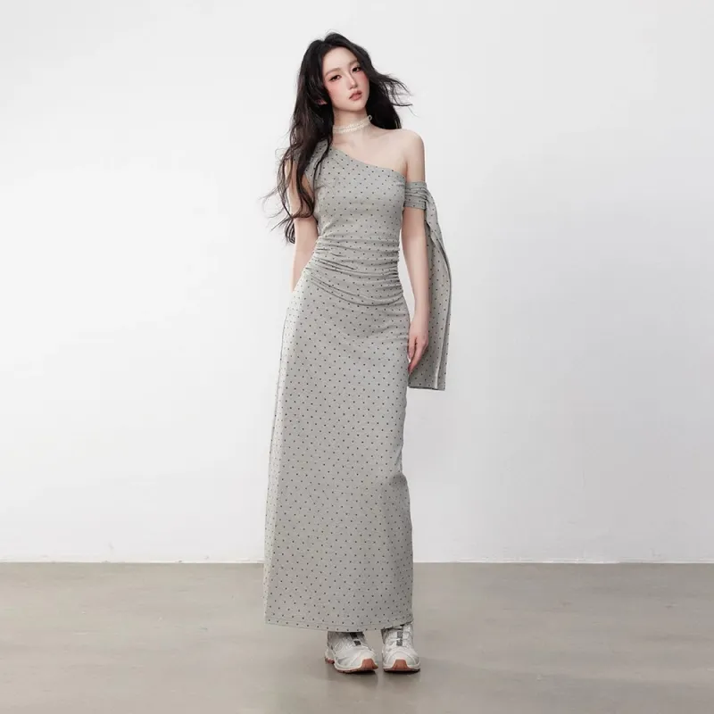 PAZZO Sleeveless Dresses Women's Gray-3