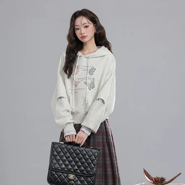 PAZZO Sweet Style Soft And Gentle Loose Fit Hoodie Women's-6