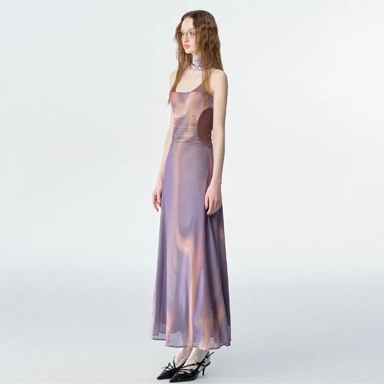 PAZZO Slip Dress Women's Purple-3