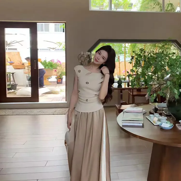 PAZZO Two Piece Skirt Sets Women's-4