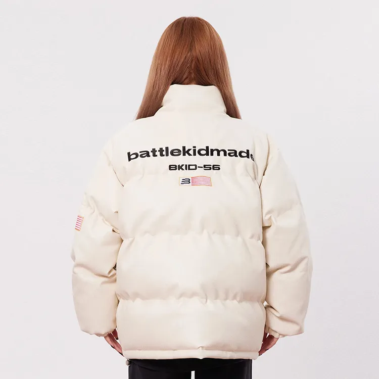 PAZZO Fashion Loose Fit Versatile Thickened Puffer Jacket Unisex-3