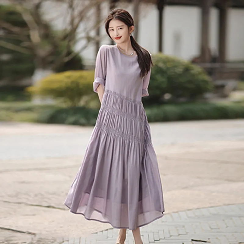 PAZZO Short-Sleeved Dresses Women's-8